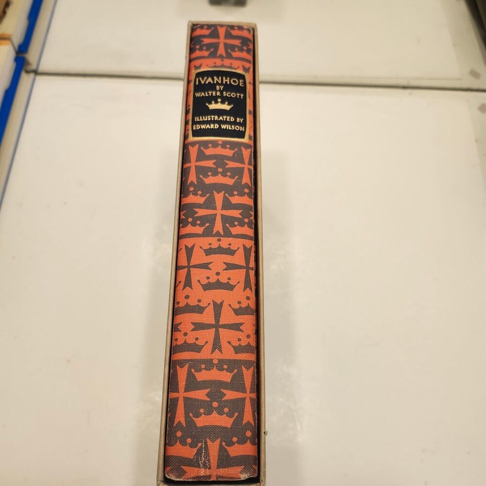 Ivanhoe Sir Walter Scott 1950 Illustrated Heritage Press Classic Fiction Sleeve